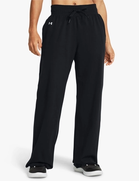 Chic Appeal Sporty Style Motion Open Hem Pants - Black/White