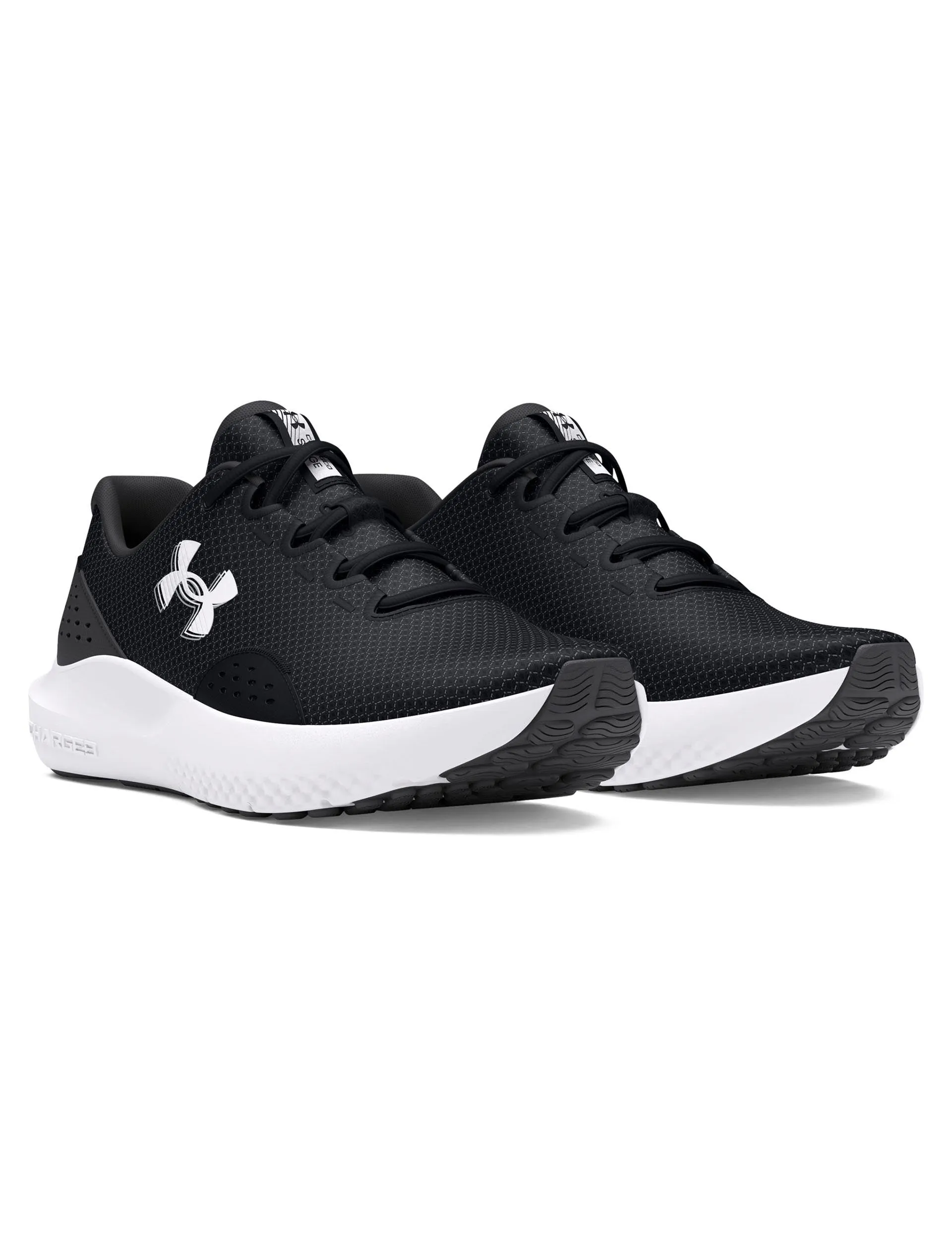 air - mesh shoes training shoe equipment Charged Surge 4 - Black/Anthracite/White