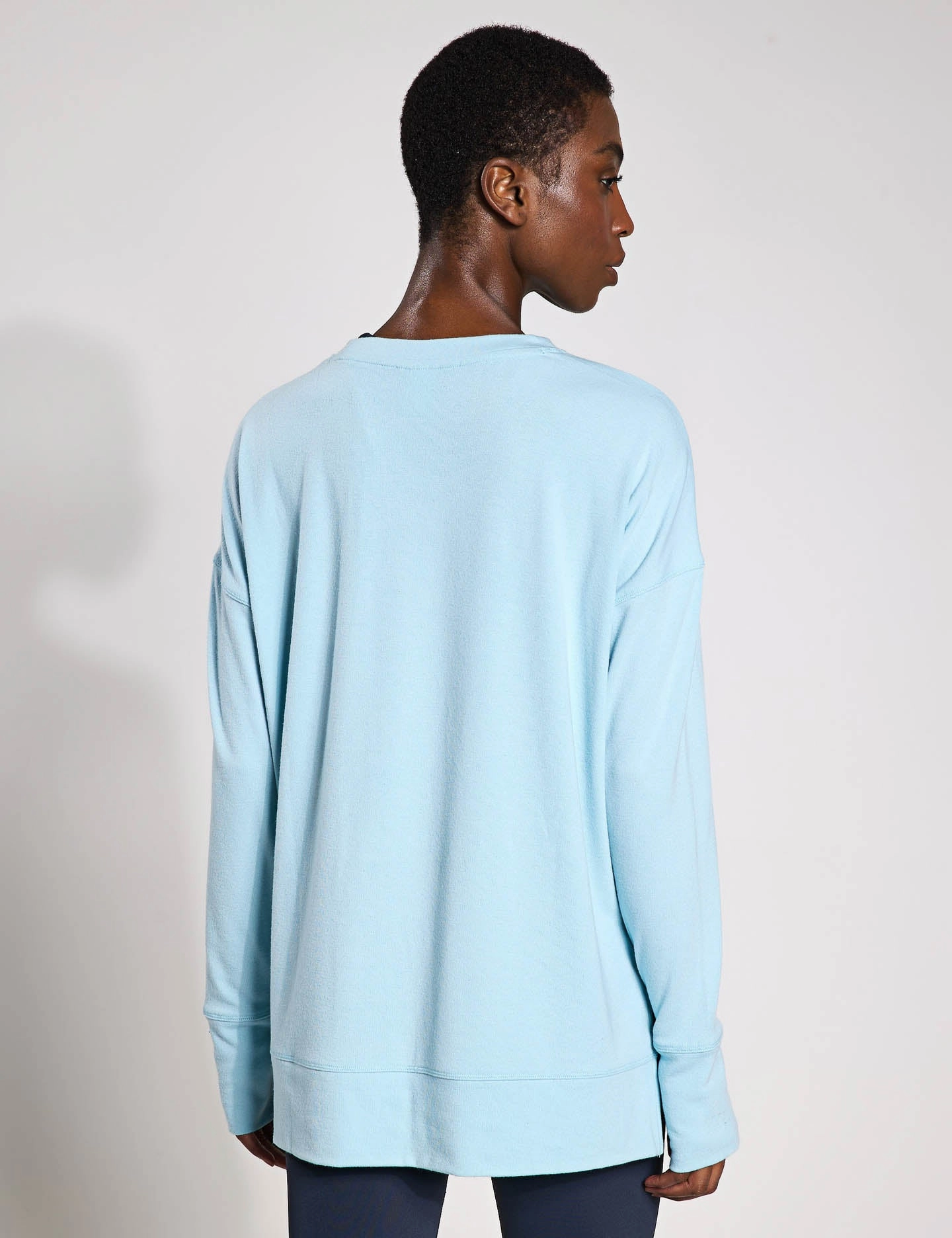 Spring clothing Breathable Fit Shelby Sweat - Light Blue