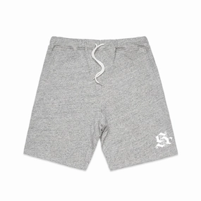Sole Classics Logo Sweatshorts 'Grey' EasyAdjustStraps DoubleStitchedEdges