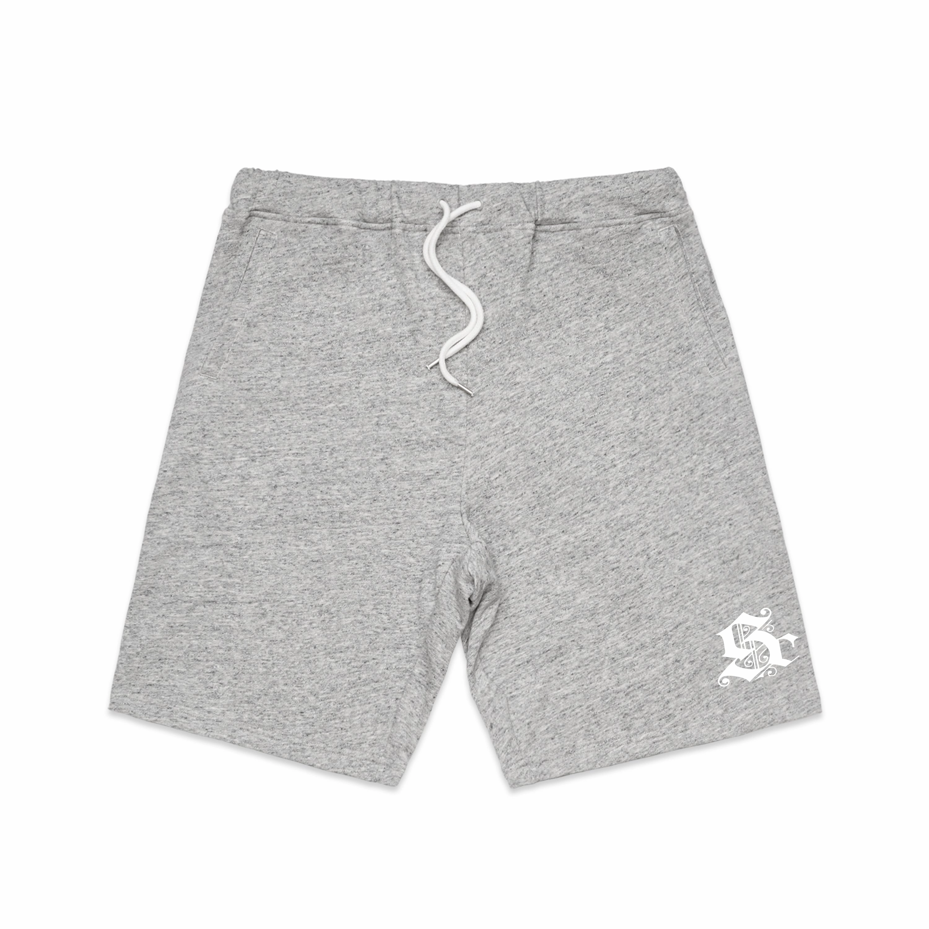 Sole Classics Logo Sweatshorts 'Grey' EasyAdjustStraps DoubleStitchedEdges