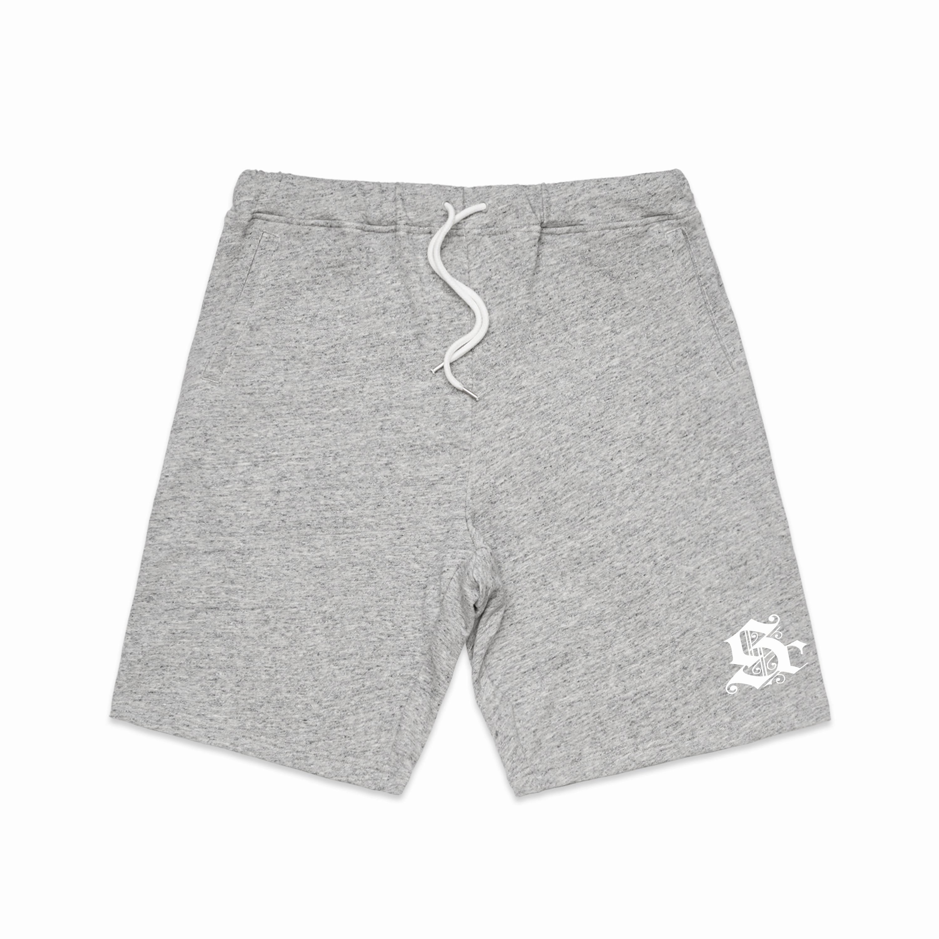 Adjustable drawstring Sole Classics Logo Sweatshorts 'Grey'