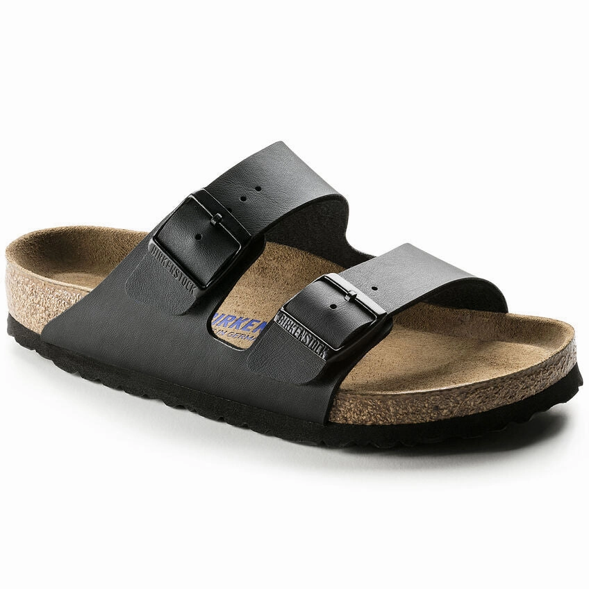 Forest Air DurableCoverstitch Birkenstock Arizona Soft Footbed - Black Birko-Flor