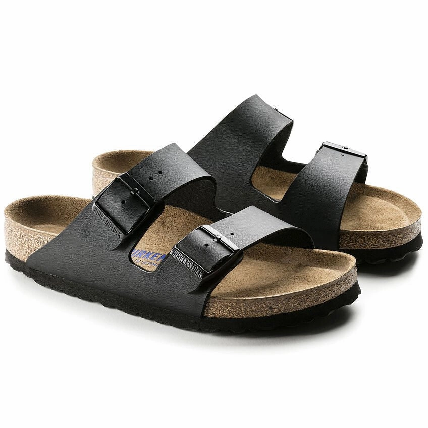 Birkenstock Arizona Soft Footbed - Black Birko-Flor Easy Layer WaterRepellentCoating