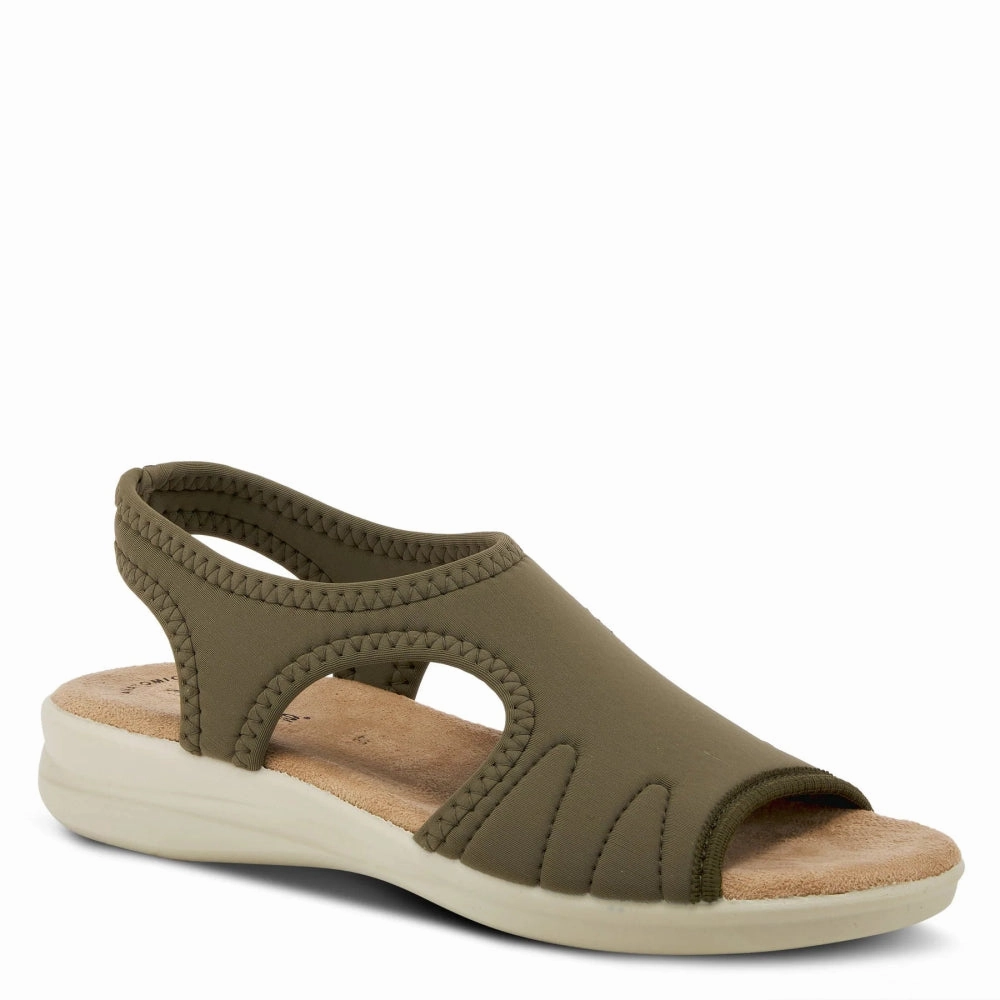 Activewear Flexus By Spring Step Women's Nyaman - Olive Green