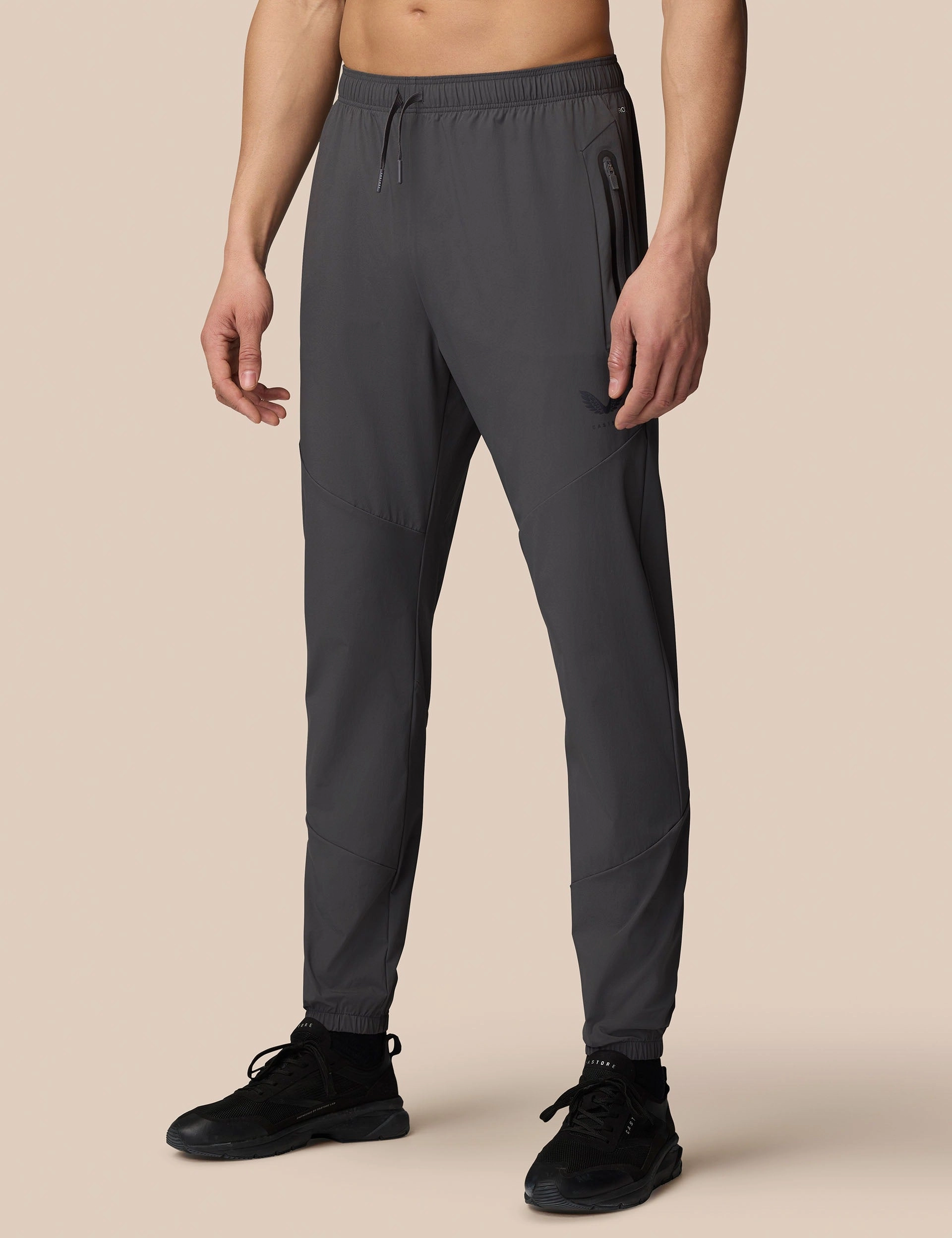 Classic Set - Woven Jogger - Gunmetal/Black Teen Fresh MicroPerforatedTexture