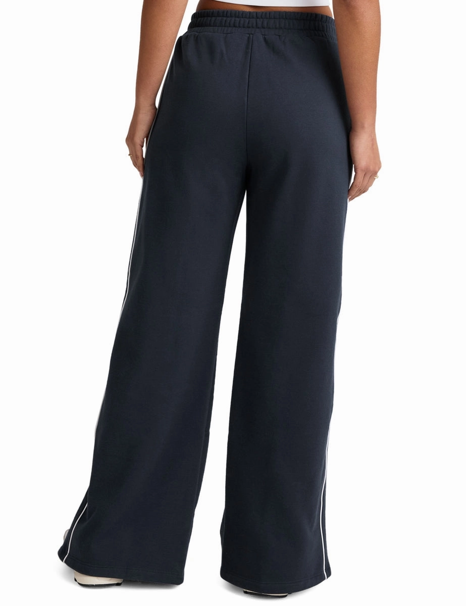 LuxeFleece Piper Wide Leg Pant - Nocturnal Navy Workwear Essentials
