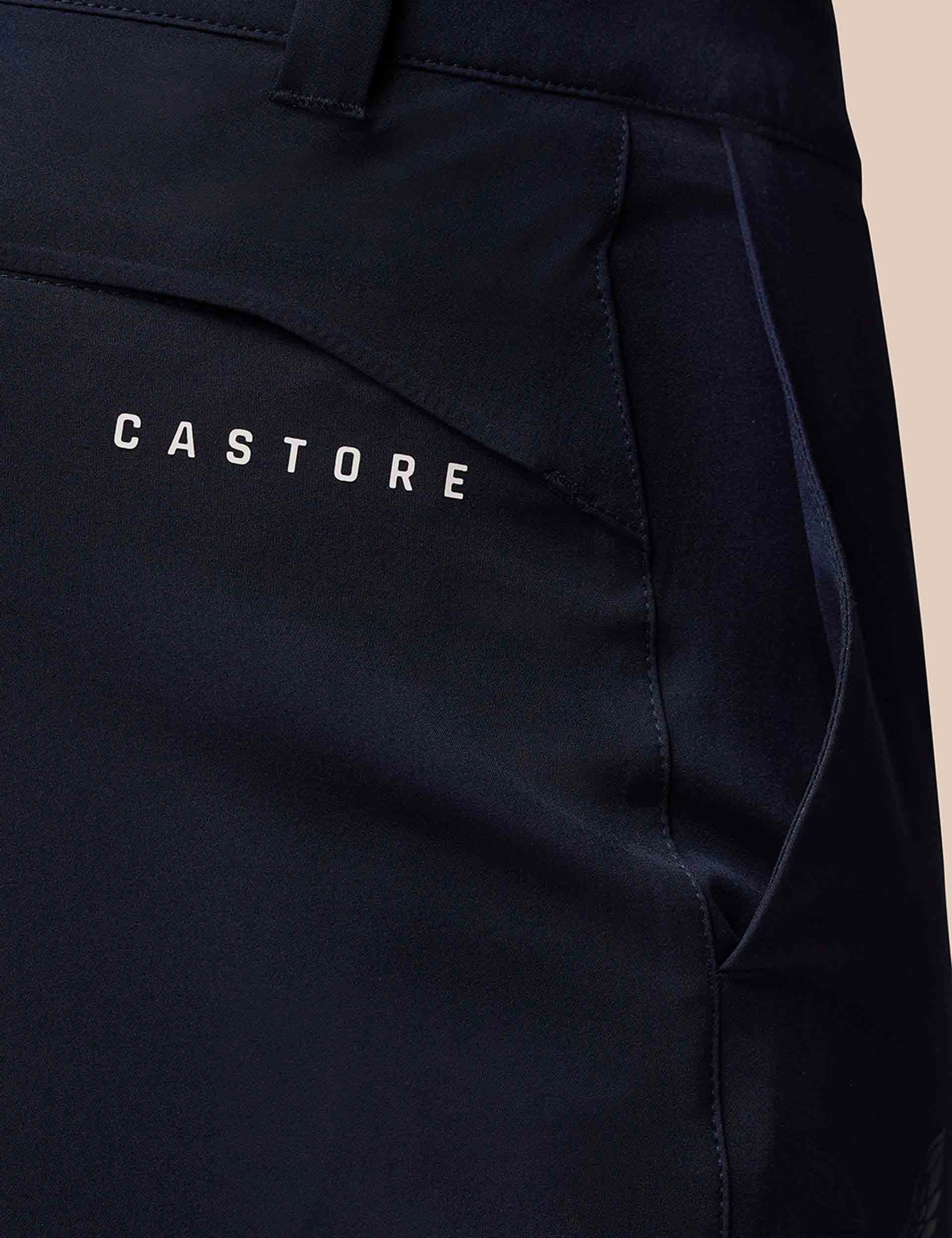 Winter Wear Cozy Dress Club Golf Trouser - Midnight Navy/White