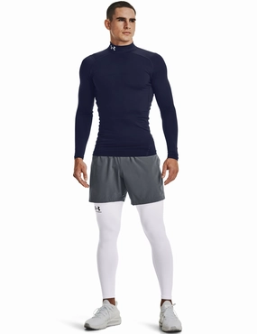 ColdGear Armour Comp Mock - Midnight Navy/White Winter Fashion Flex Fit