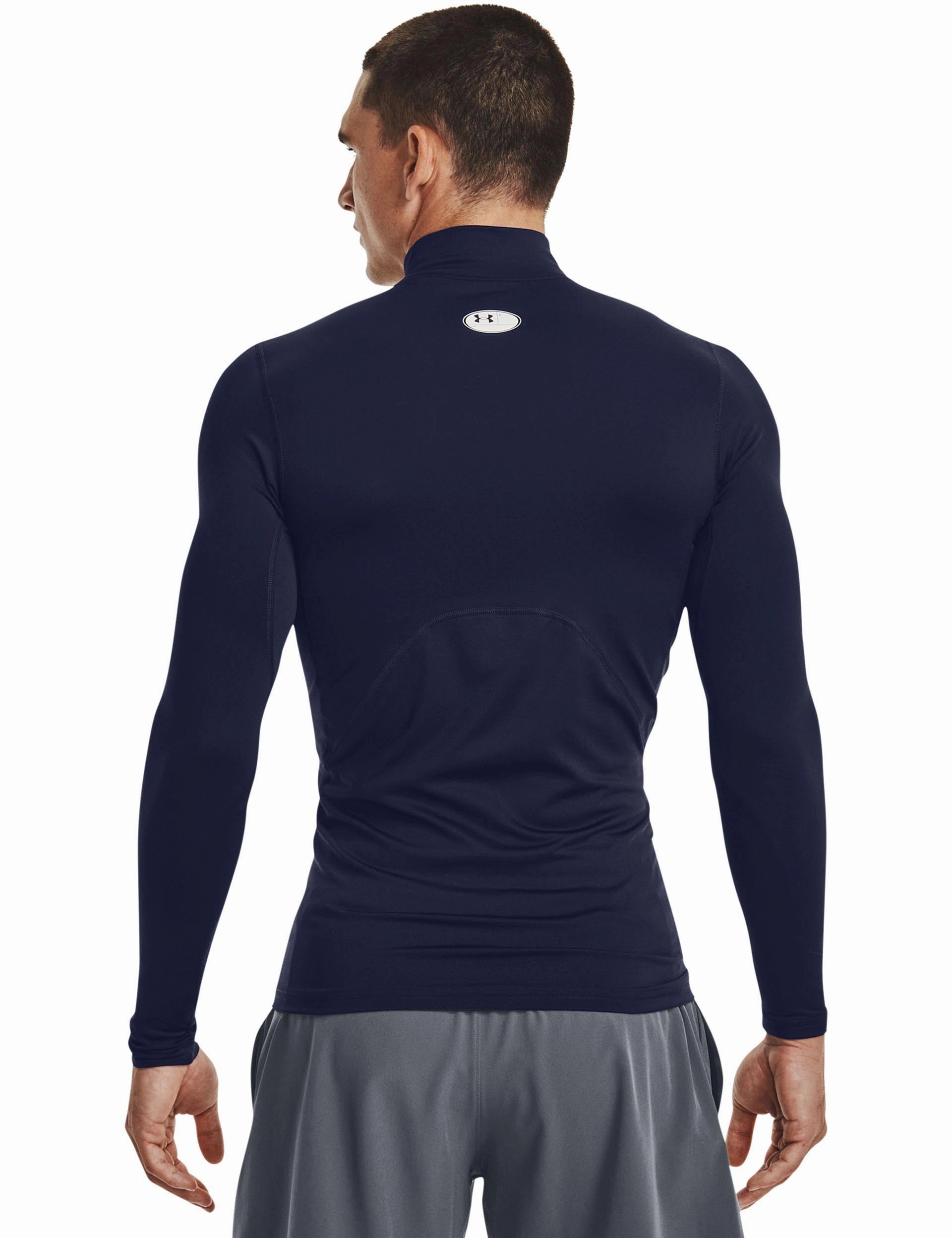 ColdGear Armour Comp Mock - Midnight Navy/White Cozy Fashion