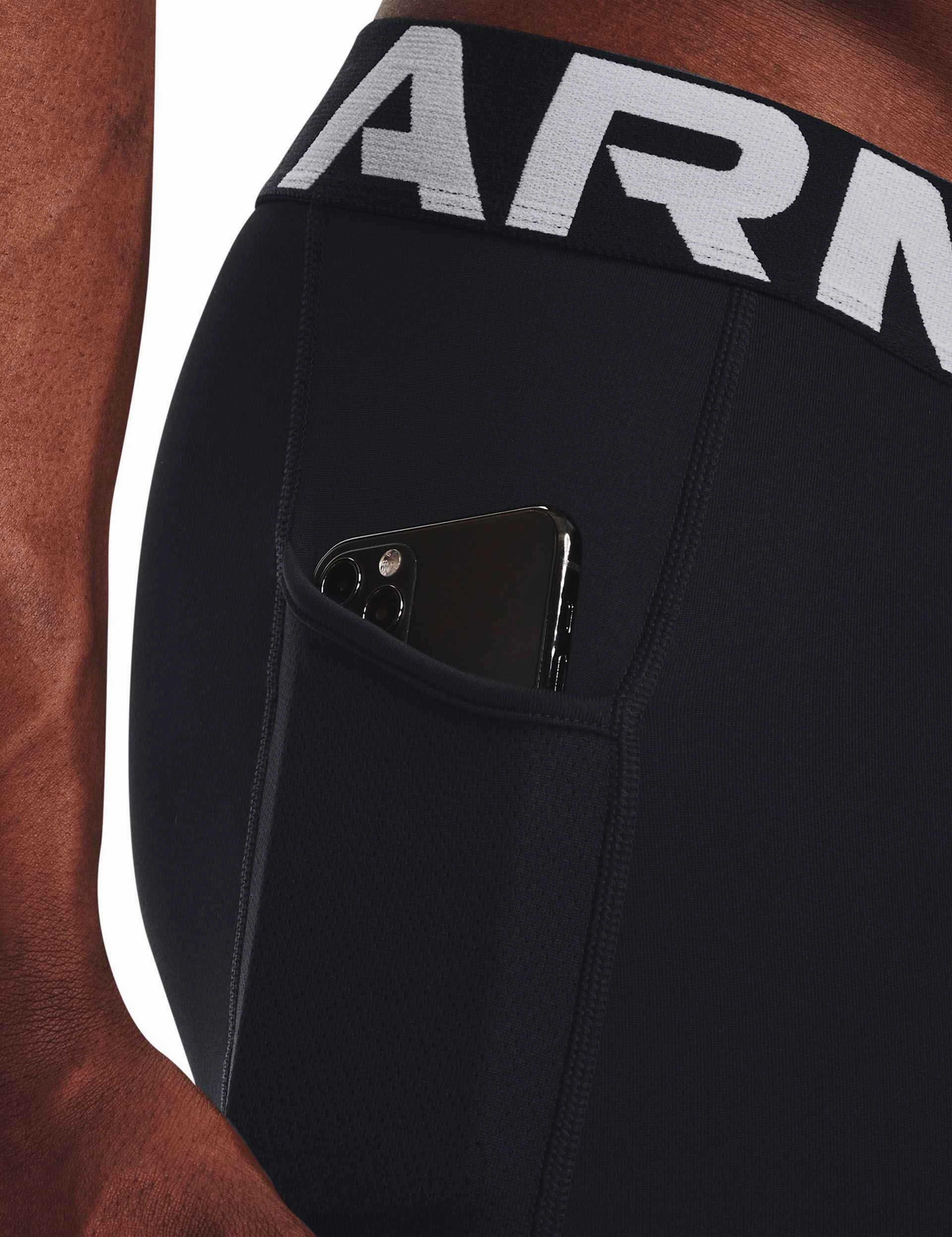 Stretch Fit Weekend Trip All weather ColdGear Armour Leggings - Black/White