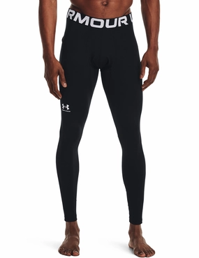 ColdGear Armour Leggings - Black/White Fit Control Fashionable Layers