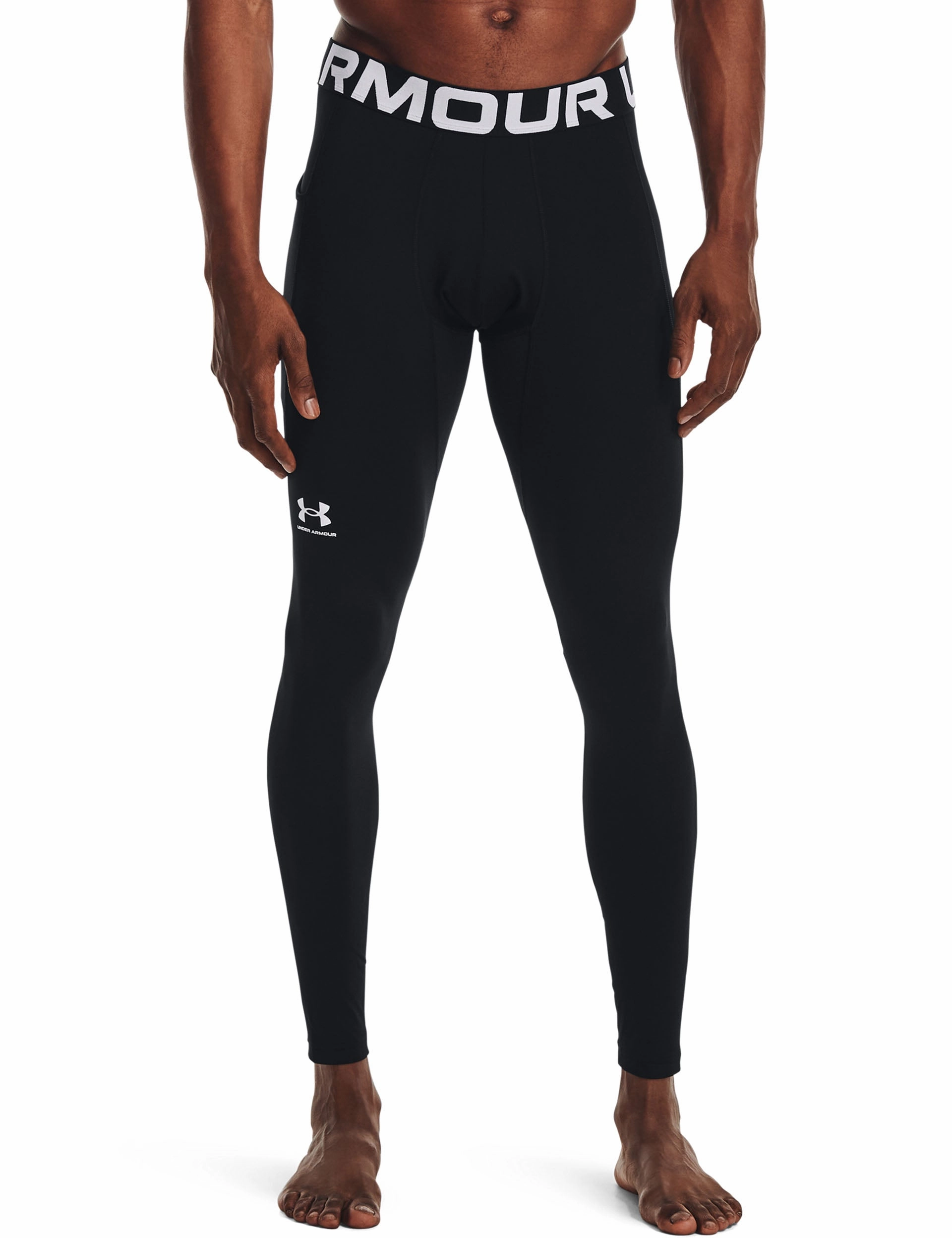 ColdGear Armour Leggings - Black/White Fit Control Fashionable Layers