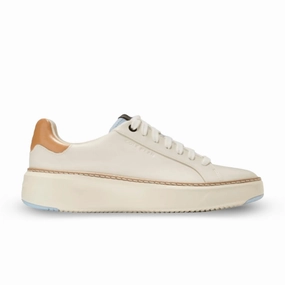Moon Cool Work Mix Cole Haan Women's Grandpro Topspin - Ivory/Biscuit/Blue