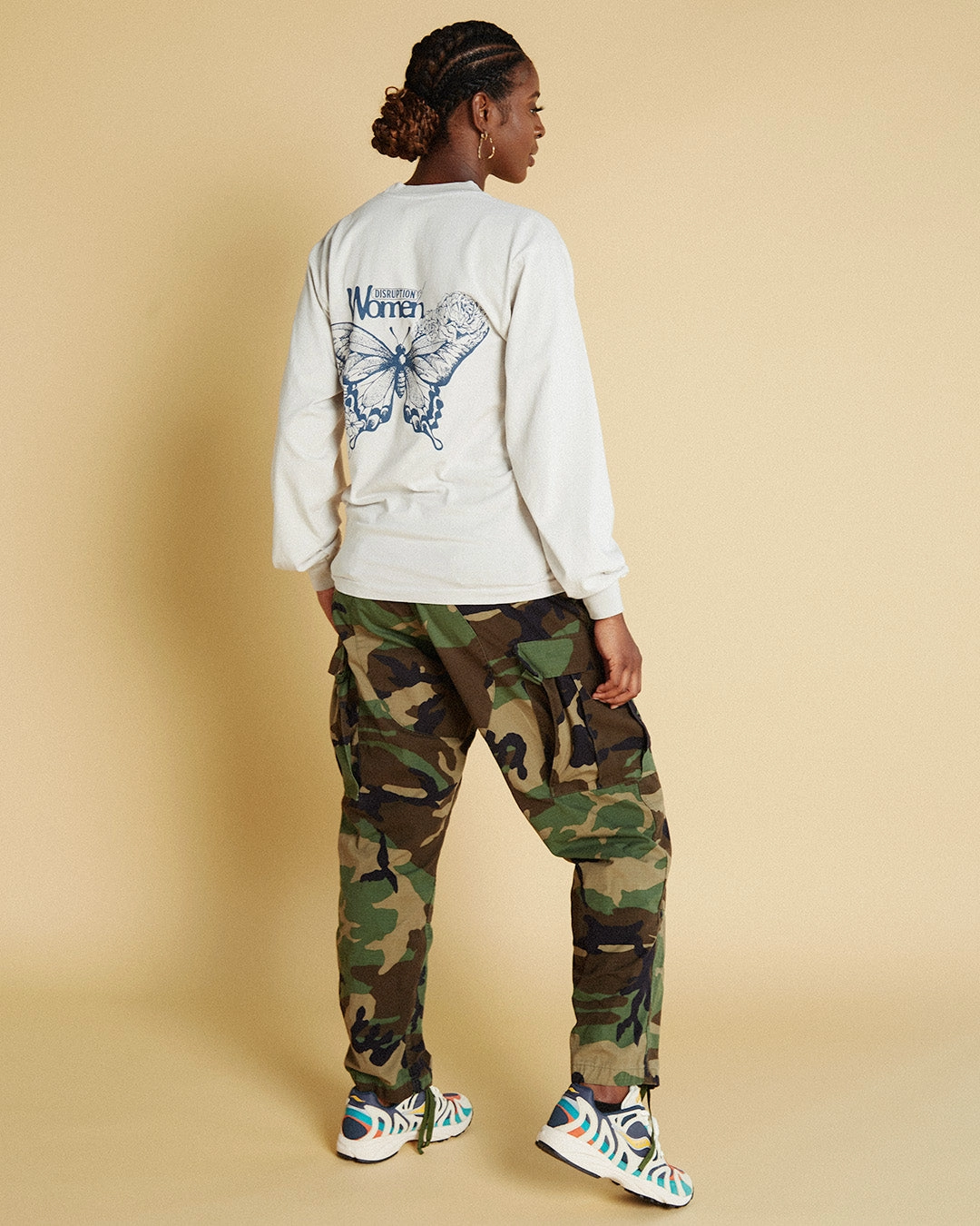 Sole Classics Disruption of Women Long Sleeve 'Cement' AntiStatic Lining LayeredPaneling