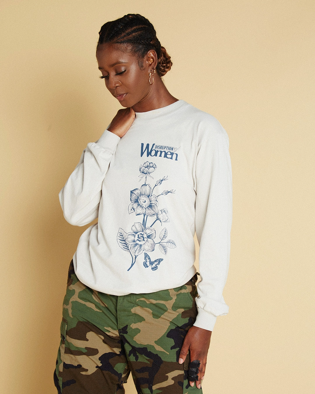 Work Mix Sole Classics Disruption of Women Long Sleeve 'Cement'