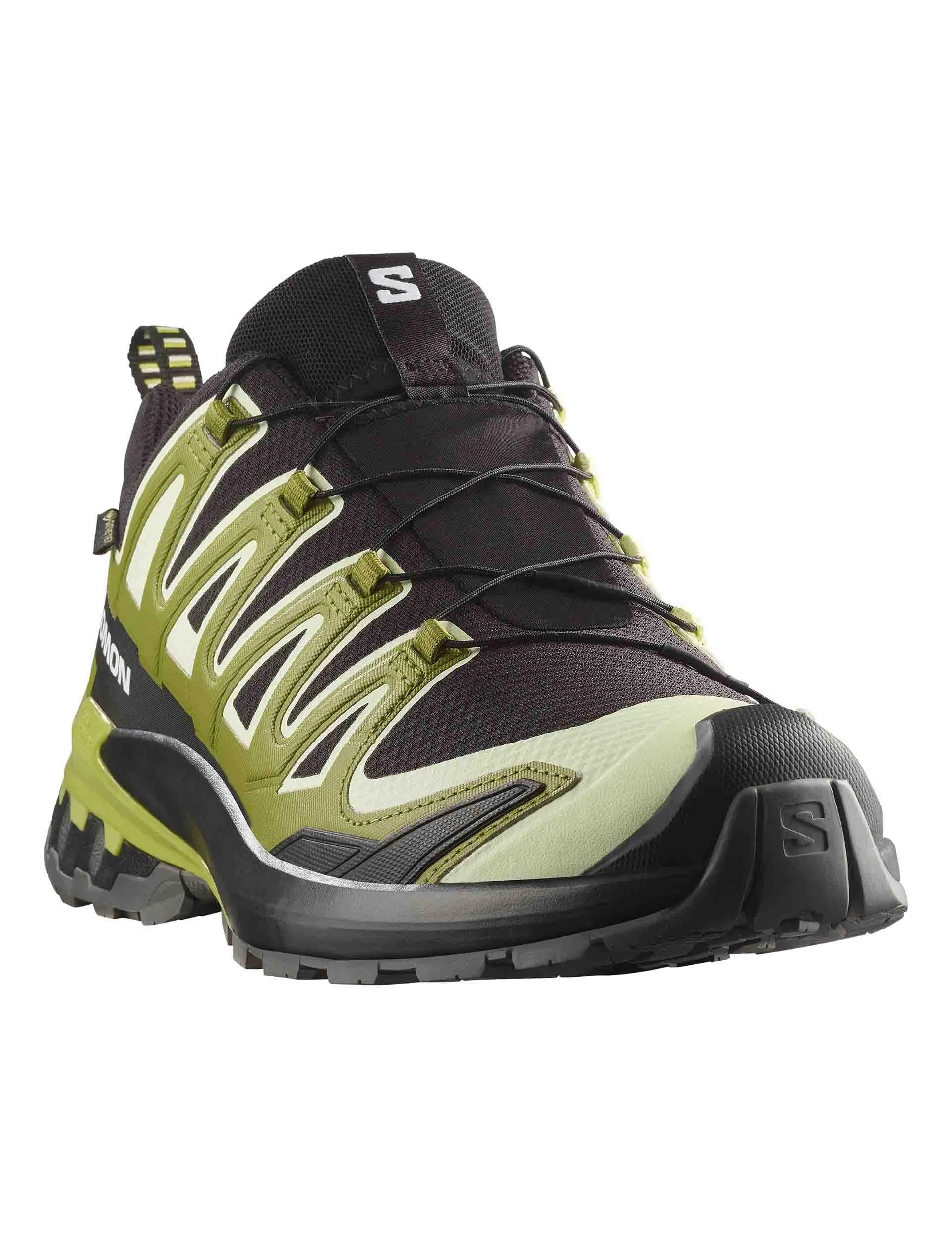 XA Pro 3D V9 GTX - Black/Lime Cream/Dark Citron Flex Fit Midfoot Cage