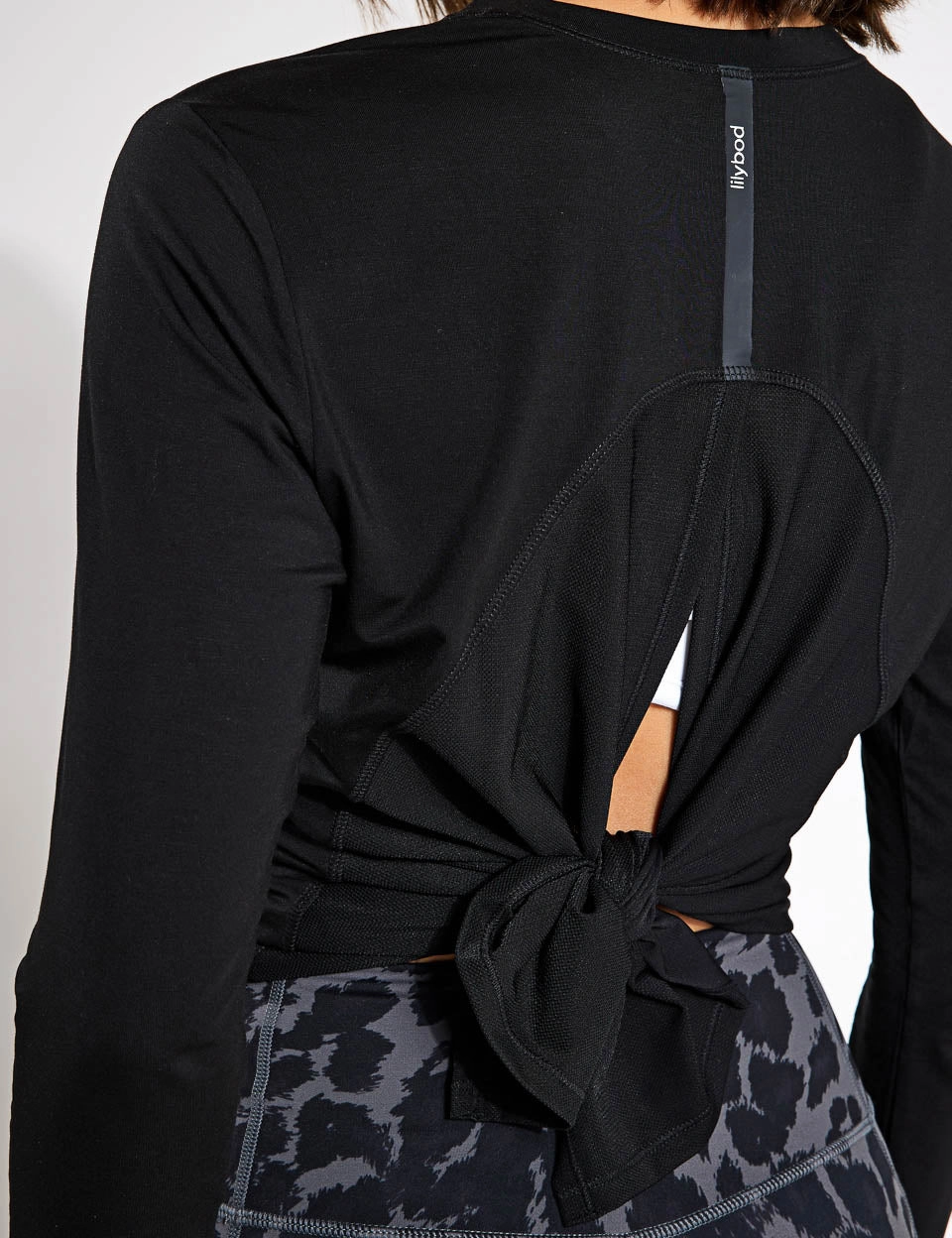 Kendall Long Sleeve Top - Black Cycling - wear