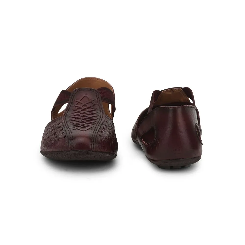 Mountain Run Muddy running Healers Fashion Sandal For Ladies (Cherry) TLO-08 By Liberty