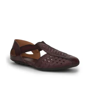 Healers Fashion Sandal For Ladies (Cherry) TLO-08 By Liberty scratch - resistant - finish - toughness shoes Ankle Support