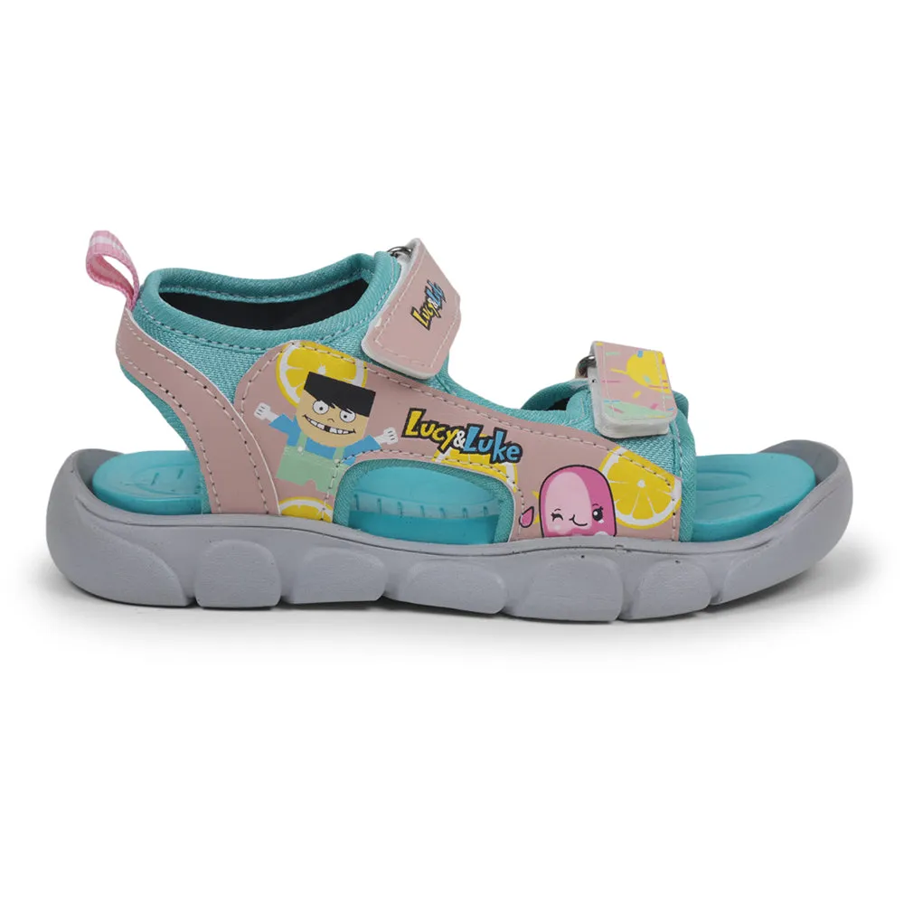 hybrid - material shoes Lucy & Luke S.Green Casual Sandal For Kids FLYNN-42 By Liberty