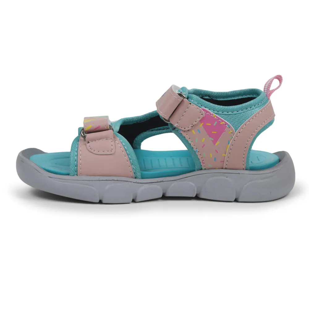easy - to - clean shoes Lucy & Luke S.Green Casual Sandal For Kids FLYNN-42 By Liberty