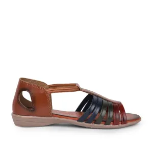 Senorita Casual (Tan) Sandals For Women CH-127 By Liberty running for a form of meditation