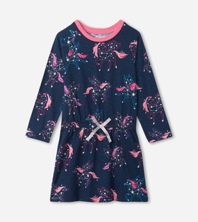 Camouflage wear for kids Plain kids' clothes Hatley Drop Waist Dress - Pegasus Constellations