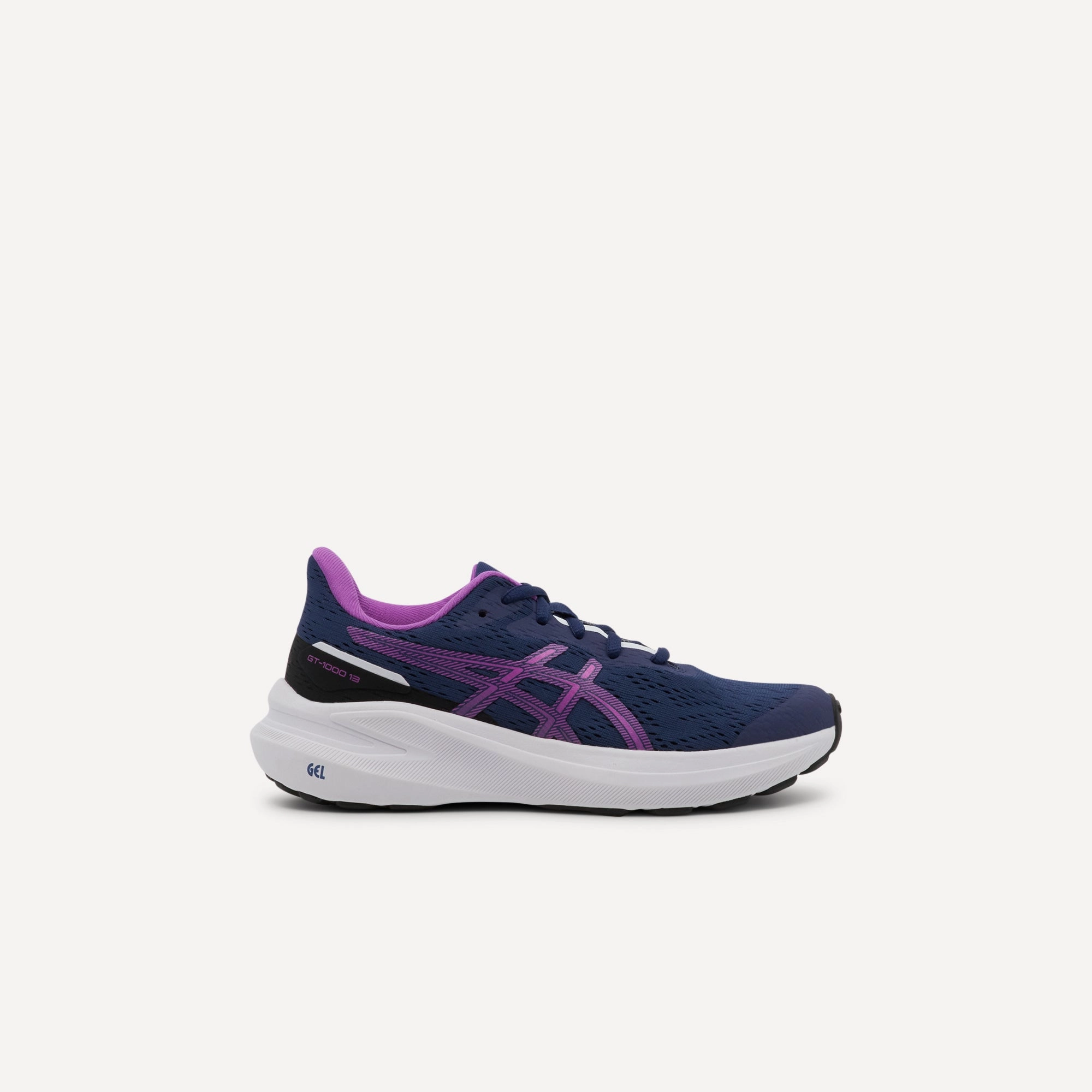 Asics GT-1000 13 GS Indigo Blue / Bold Magenta Kids Cloudy Weather Running narrow - base - feature shoes