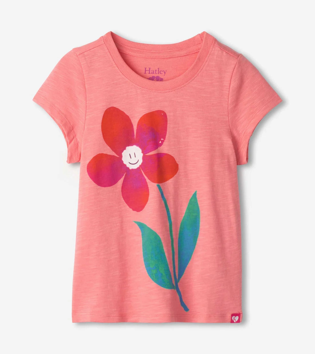 Toddler coastal Hatley Graphic Tee - Pink Daisy