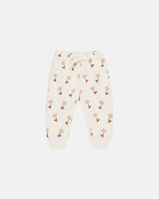 Quincy Mae Relaxed Fleece Sweat Pants - Tulips Little girl Adjustable kids' clothing