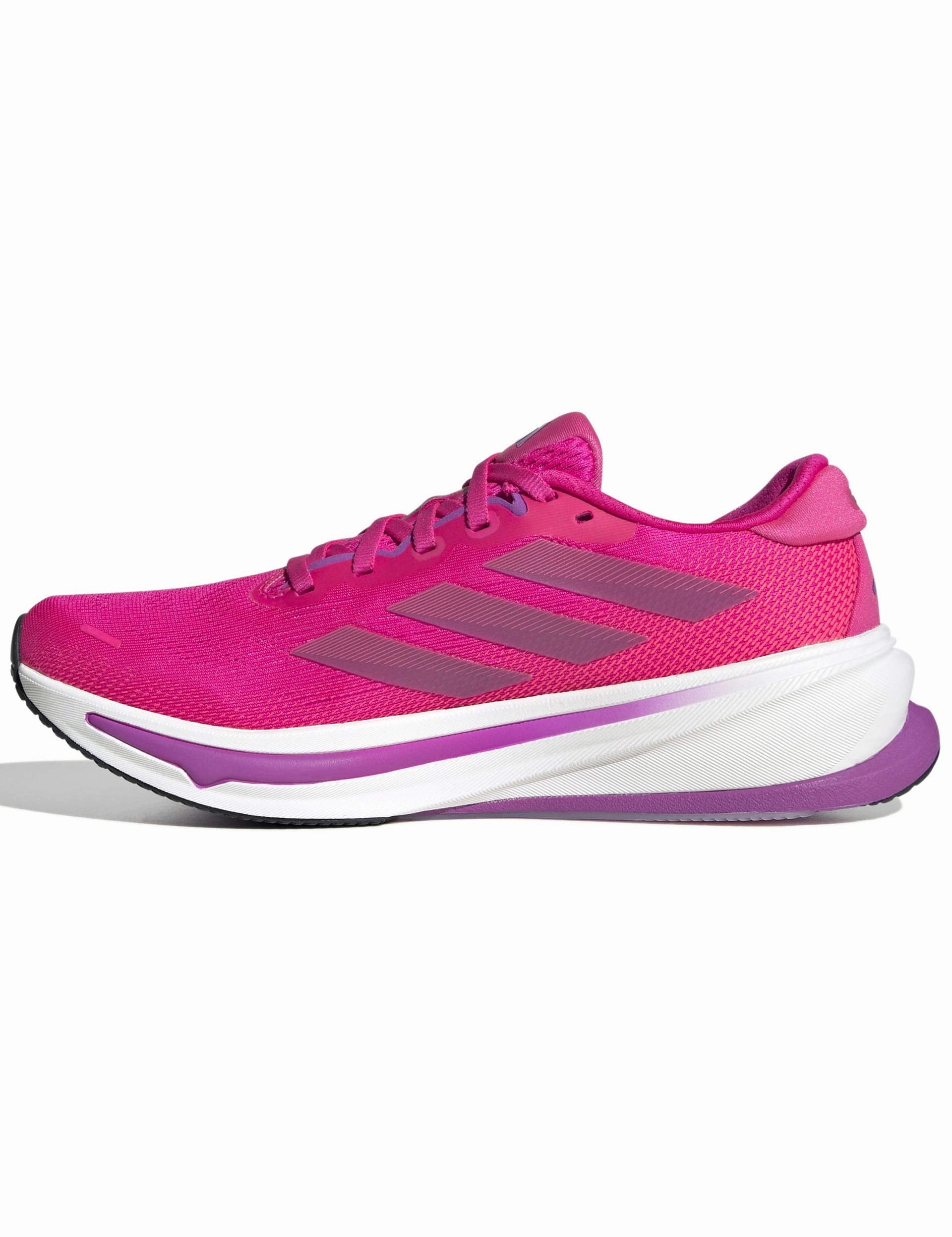Pressure Dispersing Sole quiet shoes Supernova Rise 2 Running Shoes - Shock Pink/Purple Burst/Lucid Pink
