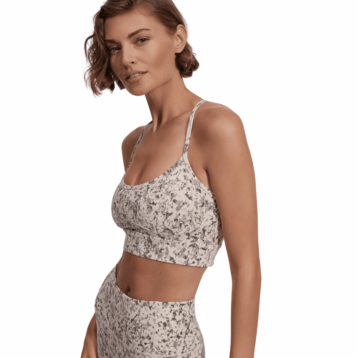 Varley Let's Move Irena Bra mix and match Flatlock stitching