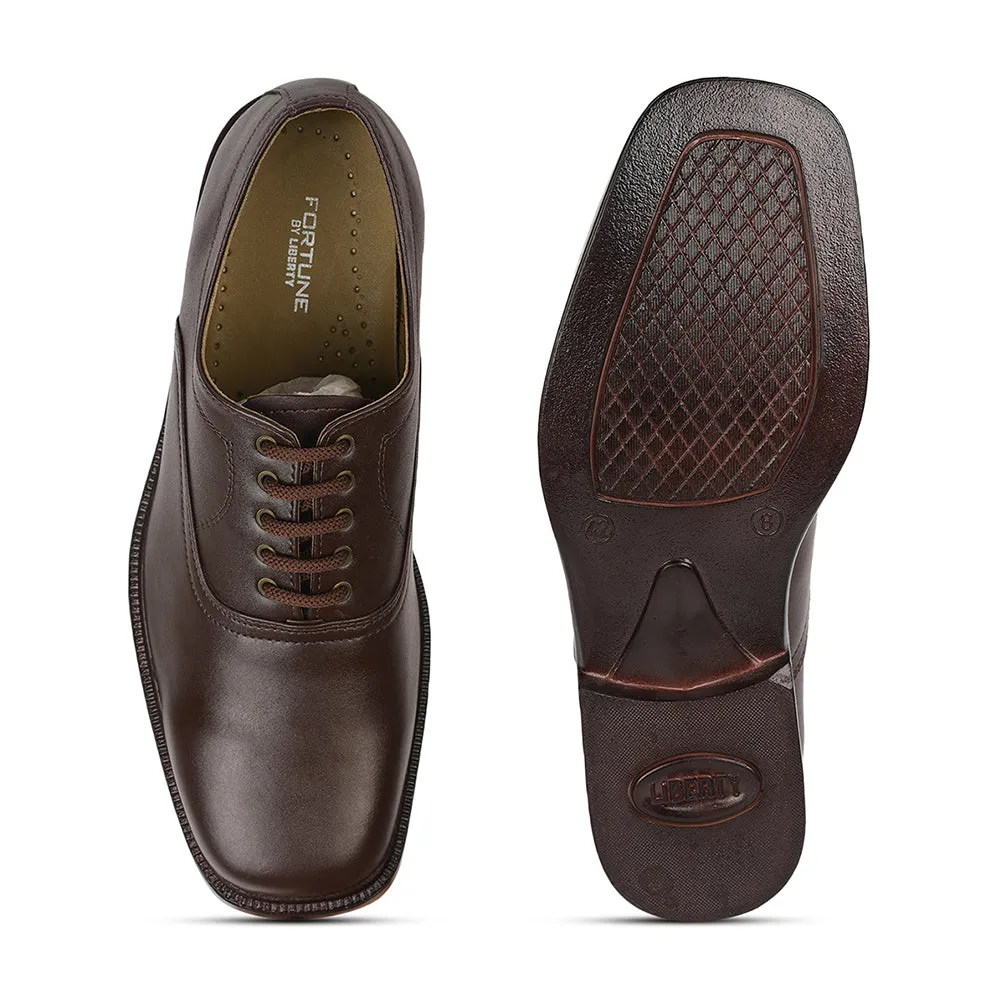 Fortune (Brown) Formal Lace Up Shoes For Men 7139-02 By Liberty Torsion Bar System