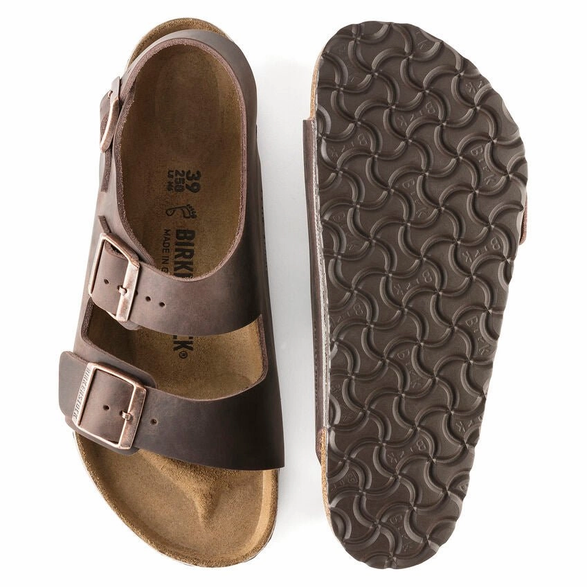 Parisian Chic Birkenstock Milano - Habana Oiled Leather