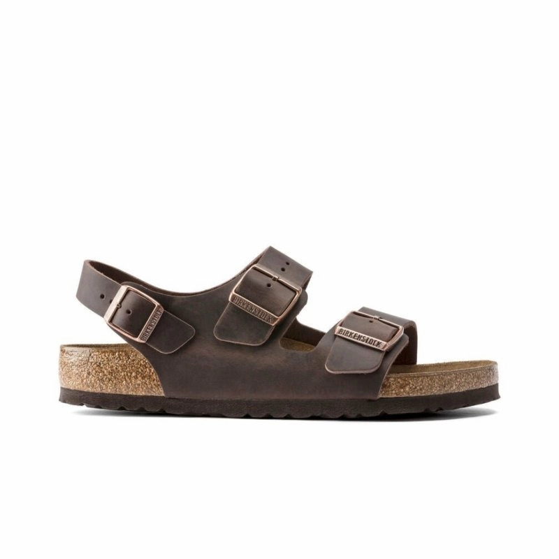 Bride Side Birkenstock Milano - Habana Oiled Leather