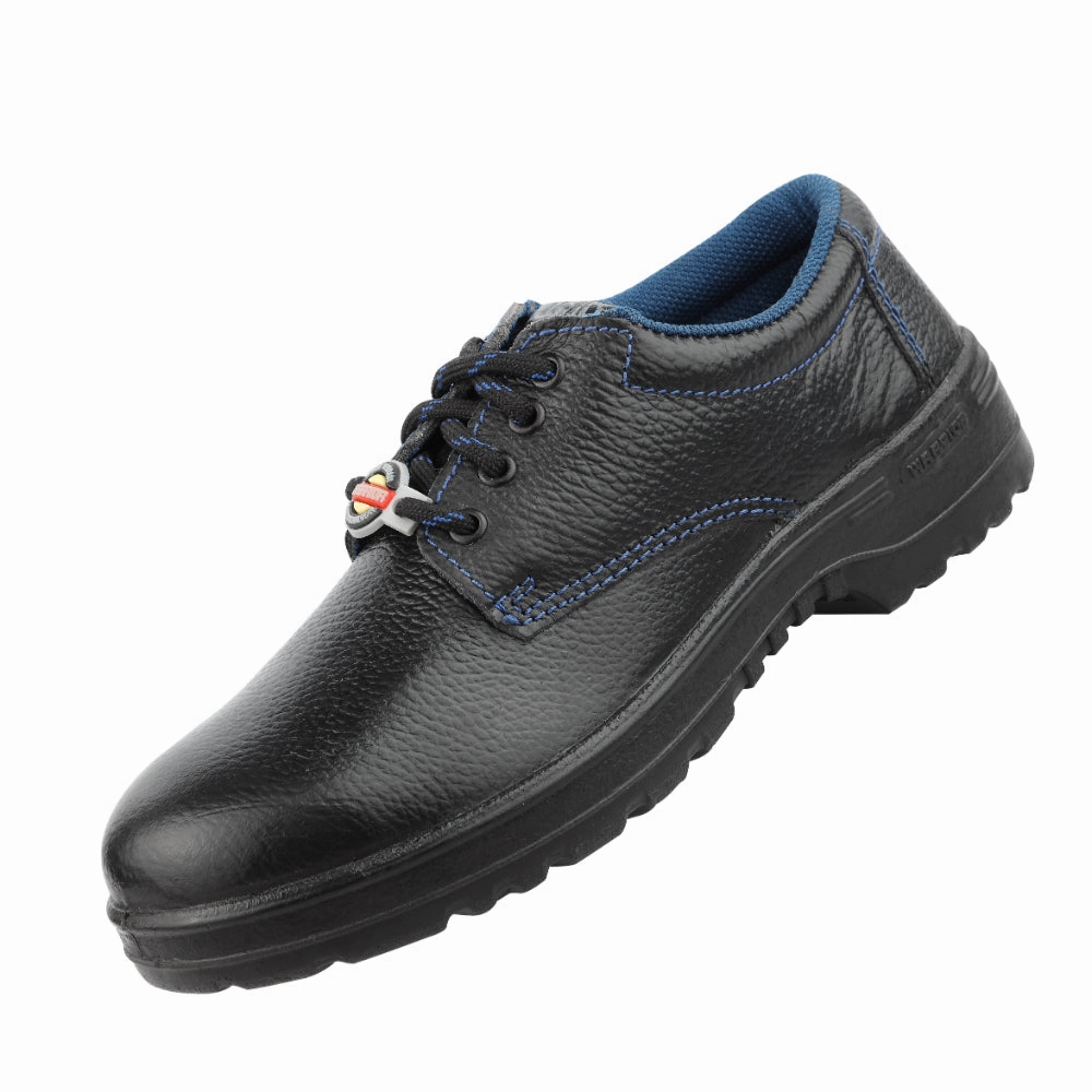 ankle - support running wear Warrior Black Industrial Safety Shoes for Men 98-01 By Liberty