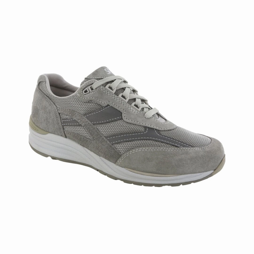 SAS Men's Journey Mesh Lace Up Sneaker - Gray Boss Vibe