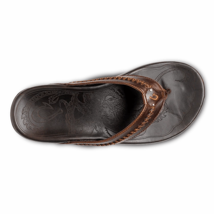 Olukai Men's Mea Ola - Dark Java Clear Tone