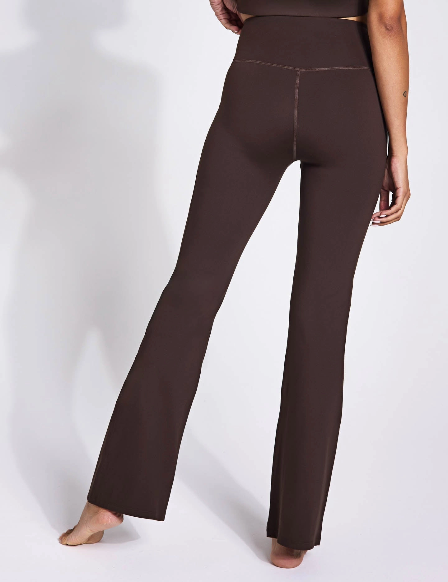 Thermal Warm Travel Enthusiast Compressive Flare Legging - Cocoa Bean