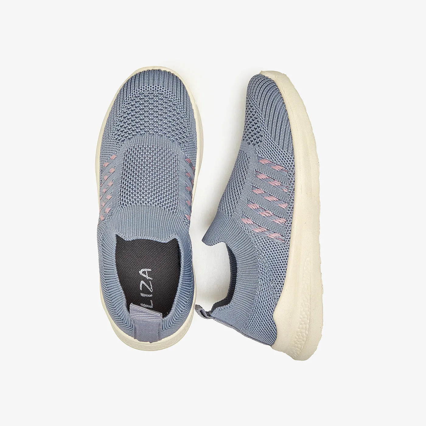 Girls Striped Slip-Ons Comfort