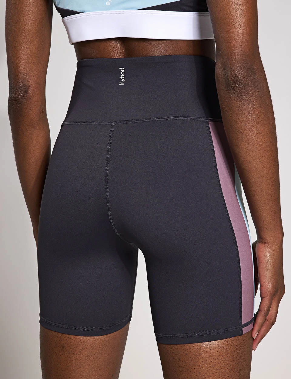 Limitless Short - Charcoal With Pale Blue Daily Fit