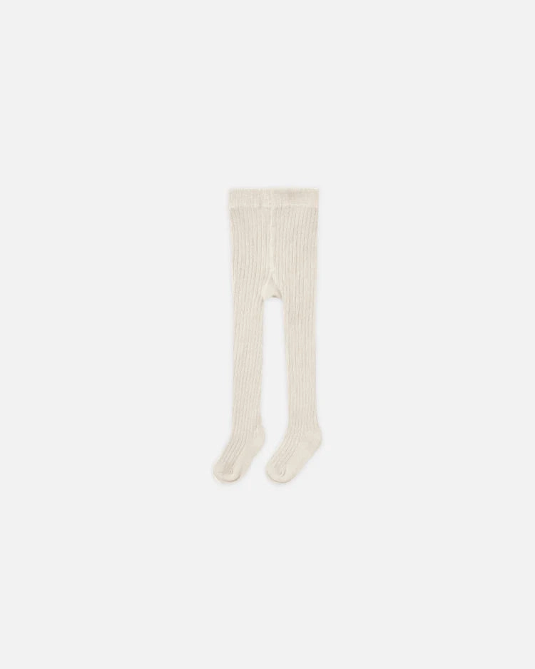 Denim Rylee & Cru Ribbed Tights - Natural