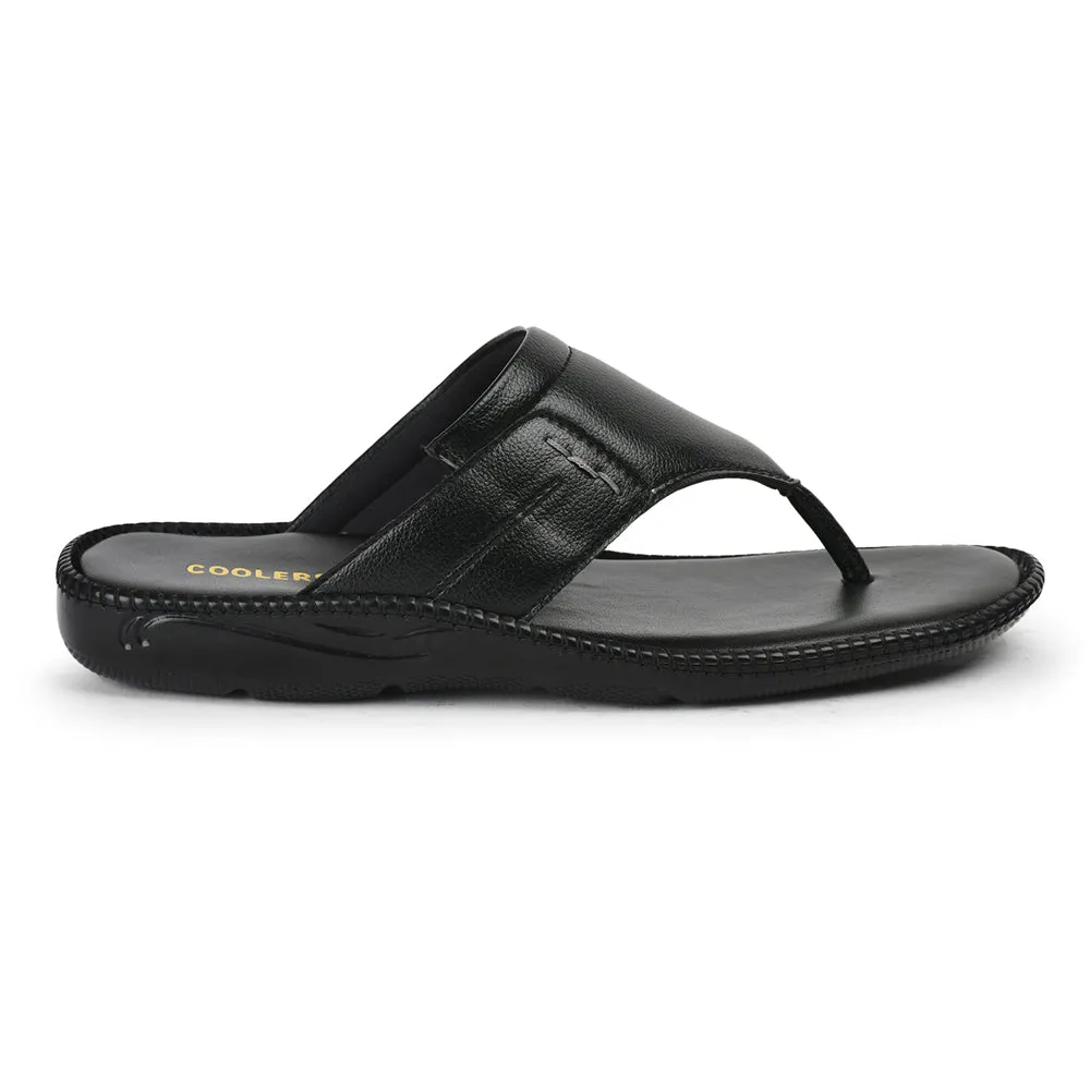 Pressure Zone Mapping Coolers Black Casual Slipper For Men VCL-26 By Liberty