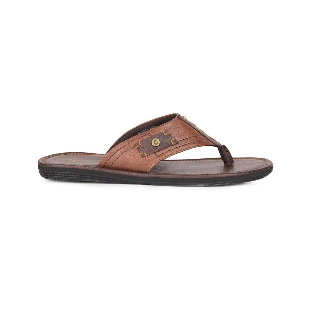 Weekend Wear Coolers By Liberty AVN-112 Casual Slippers For Men - Tan