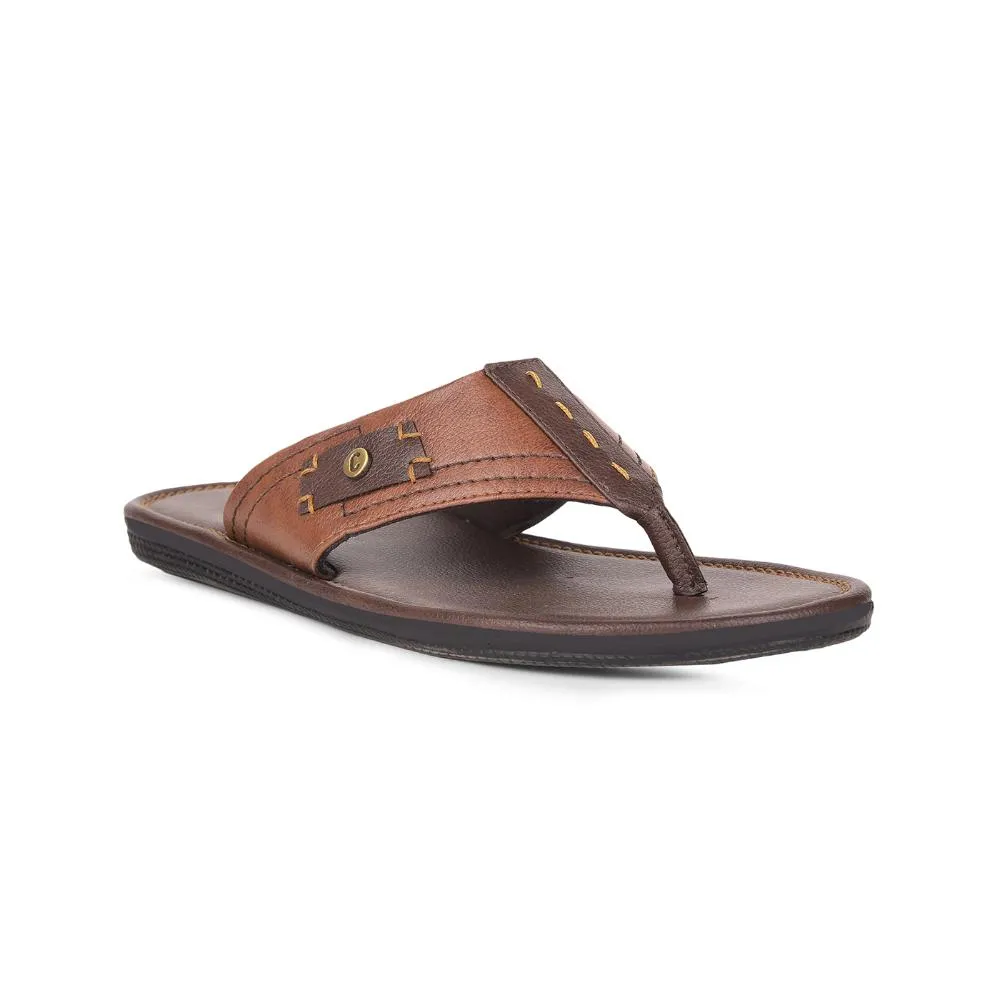 Coolers By Liberty AVN-112 Casual Slippers For Men - Tan Durable Upper