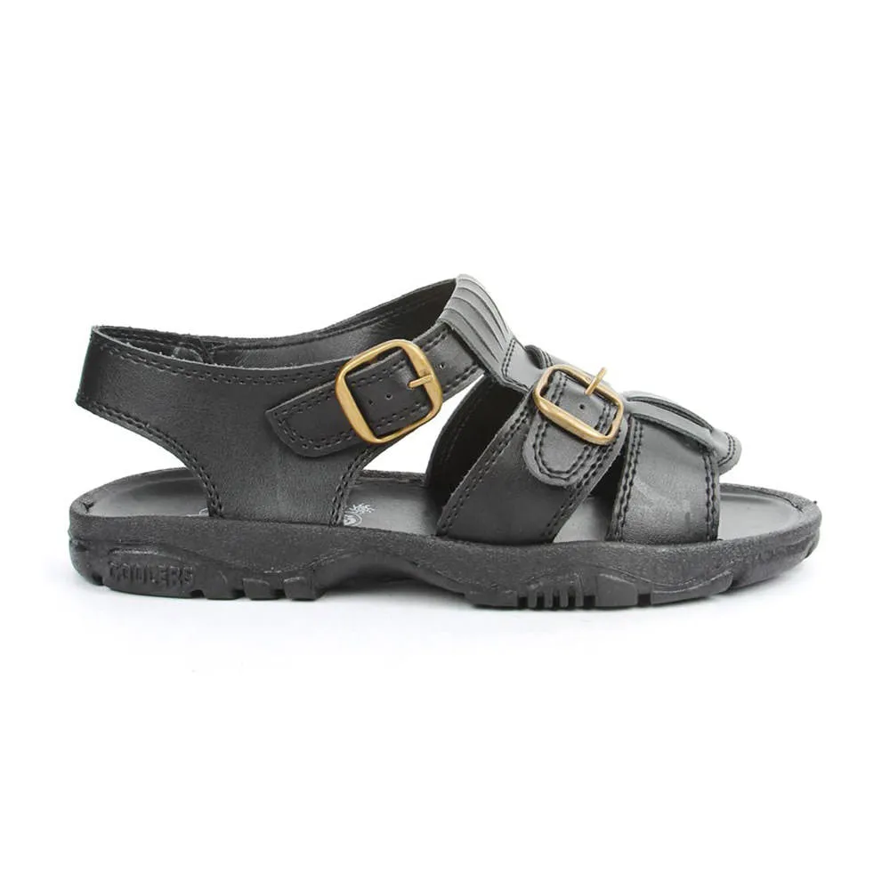 Coolers Casual (Black) Sandals For Men SEMSON-N By Liberty moisture - wicking lining shoes