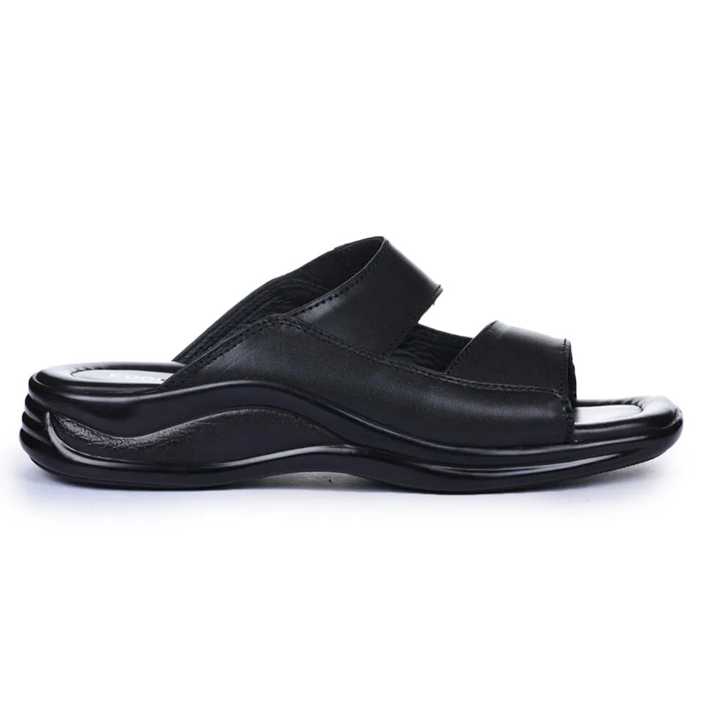 Aerodynamic Form Design Coolers Casual Black Slippers For Men 2013-10 By Liberty