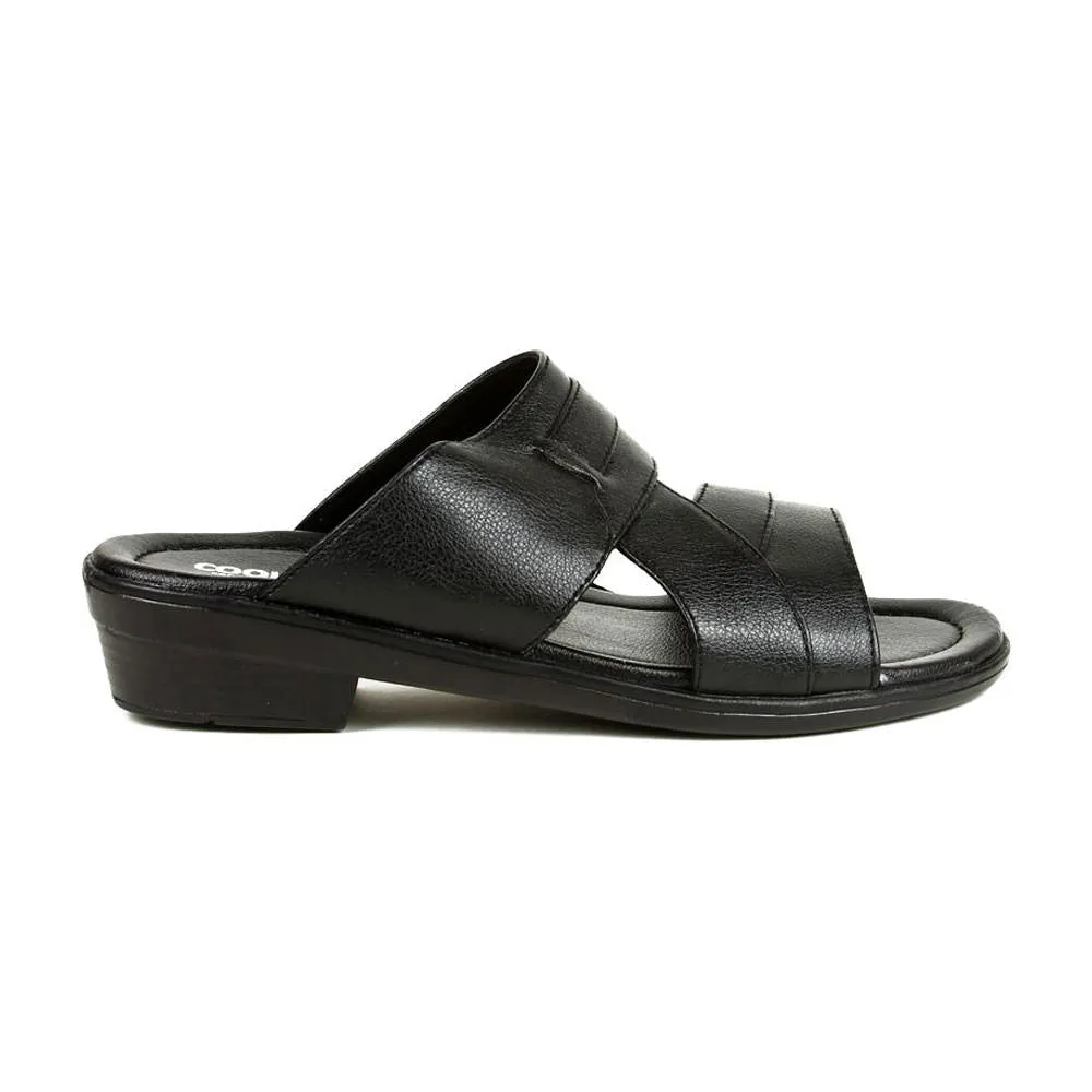 dance - themed running wear speed training footwear Coolers Casual (Black) Slippers For Men 7153-601 By Liberty