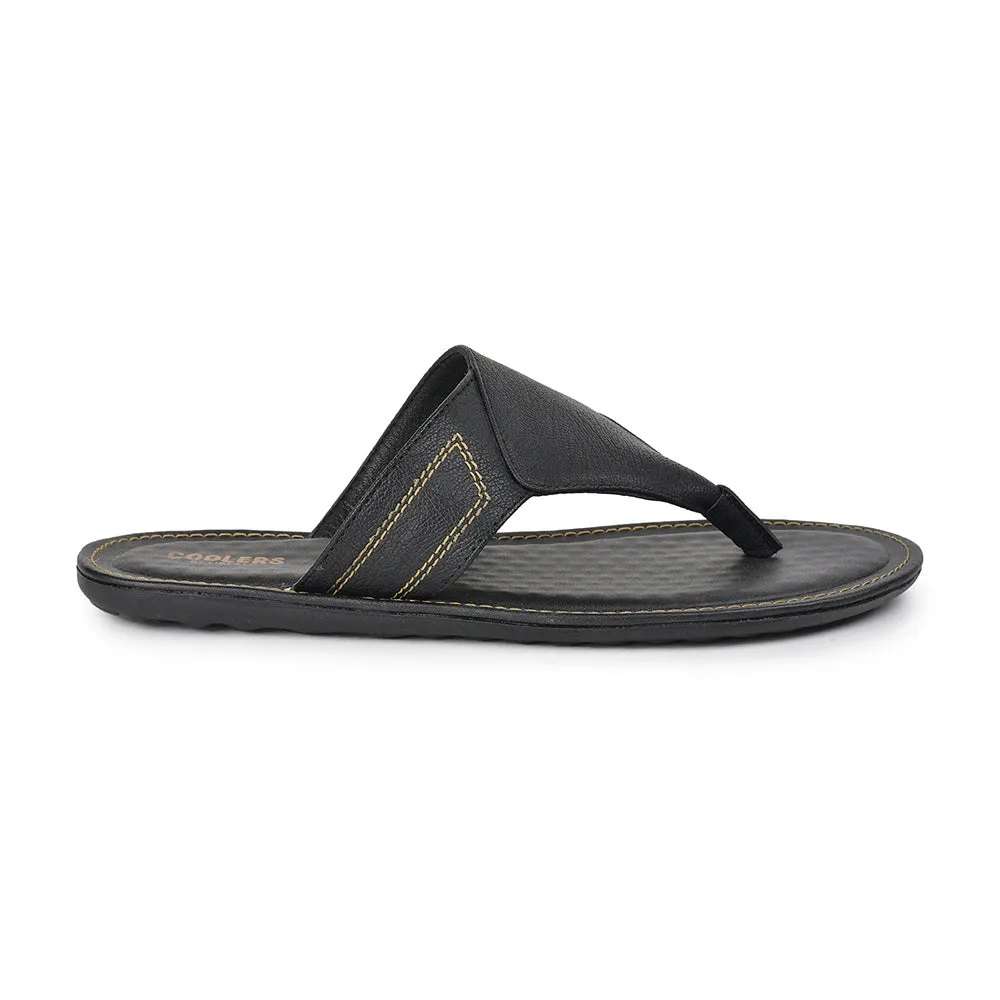 urban running shoe utilization Coolers Casual Black Slippers For Men AVN-15 By Liberty